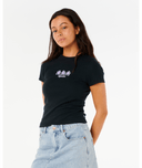 NEON ISLES FITTED TEE - BLACK