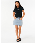 NEON ISLES FITTED TEE - BLACK