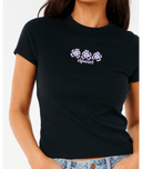 NEON ISLES FITTED TEE - BLACK