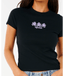 NEON ISLES FITTED TEE - BLACK
