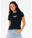 NEON ISLES FITTED TEE - BLACK