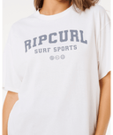 RIP CURL VARSITY SPORTS HERITAGE TEE - BONE