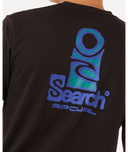 VAPORCOOL SEARCH STACK TEE - BLACK