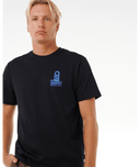 VAPORCOOL SEARCH STACK TEE - BLACK