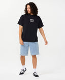 RIP CURL ARCHIVE SUPER COMPUTER TEE - BLACK