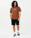 RIP CURL ARCHIVE SUPER COMPUTER TEE - DUSTED CHOCOLATE