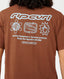RIP CURL ARCHIVE SUPER COMPUTER TEE - DUSTED CHOCOLATE