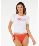 RIP CURL PACIFIC COAST FITTED TEE - OPTICAL WHITE