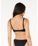 RIP CURL SAN CARLOS BRODERIE D-DD CROP - BLACK