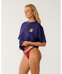 RIP CURL SPORTS DEPARTMENT HERITAGE TEE - DEEP BLUE