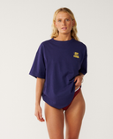 RIP CURL SPORTS DEPARTMENT HERITAGE TEE - DEEP BLUE