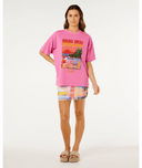 RIP CURL HAYLEY O HERITAGE TEE - SUPER PINK