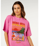 RIP CURL HAYLEY O HERITAGE TEE - SUPER PINK