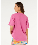 RIP CURL HAYLEY O HERITAGE TEE - SUPER PINK