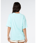 RIP CURL 5 STAR HERITAGE TEE - LIGHT SEA BLUE