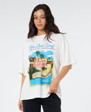 RIP CURL 5 STAR HERITAGE TEE - BONE