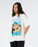 RIP CURL 5 STAR HERITAGE TEE - BONE