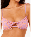 ISLES PLAID D-DD BALCONETTE - PURPLE