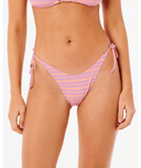 ISLES PLAID HI LEG SKIMPY - PURPLE