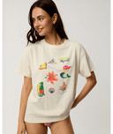 RIP CURL DESIRE RELAXED TEE - VANILLA