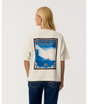 RIP CURL SUNSET BEACH RAGLAN BOXY TEE - BONE