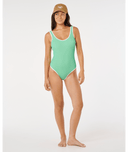 RIP CURL LUXE SURF ONE PIECE - IRISH GREEN