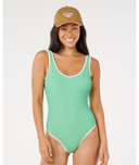 RIP CURL LUXE SURF ONE PIECE - IRISH GREEN
