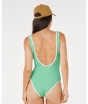 RIP CURL LUXE SURF ONE PIECE - IRISH GREEN