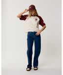 RIP CURL SURF THE WORLD BOXY TEE - BONE