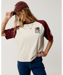 RIP CURL SURF THE WORLD BOXY TEE - BONE