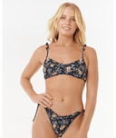 RIP CURL PACIFIC RIDER TIE SIDE CHEEKY - BLACK