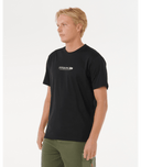 RIP CURL VAPORCOOL TEST TUBE TEE - BLACK