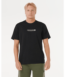 RIP CURL VAPORCOOL TEST TUBE TEE - BLACK