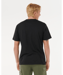 RIP CURL VAPORCOOL TEST TUBE TEE - BLACK