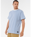 RIP CURL AOTS TY WILLIAMS RINGER TEE - SPARY BLUE