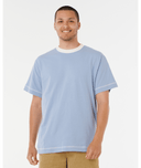 RIP CURL AOTS TY WILLIAMS RINGER TEE - SPARY BLUE