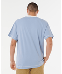 RIP CURL AOTS TY WILLIAMS RINGER TEE - SPARY BLUE