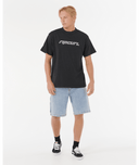 RIP CURL NU DOSED TEE - BLACK