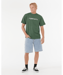 NU DOSED TEE - MOUNTAIN GREEN