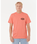 RIP CURL RAW ENERGY DE OVAL TEE - ROSE SKY