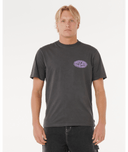 RIP CURL RAW ENERGY DE OVAL TEE - WASHED BLACK