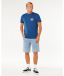 STAPLE TEE - LIGHT NAVY