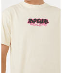 RIP CURL RAW ENERGY BUBBLE TEE - LEMON ICE