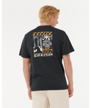 RIP CURL AOTS TY WILLIAMS COASTLINE TEE - BLACK