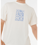 RIP CURL AOTS TY WILLIAMS STACKED TEE - BONE