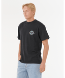 RIP CURL RAW BURST TEE - BLACK
