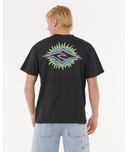 RIP CURL RAW BURST TEE - BLACK