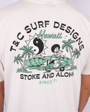 T&C JOY RIDE TEE - NATURAL