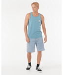 RIP CURL RAW ENERGY BUBBLE TANK - STORM BLUE