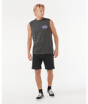 RIP CURL DE OVAL MUSCLE - WASHED BLACK